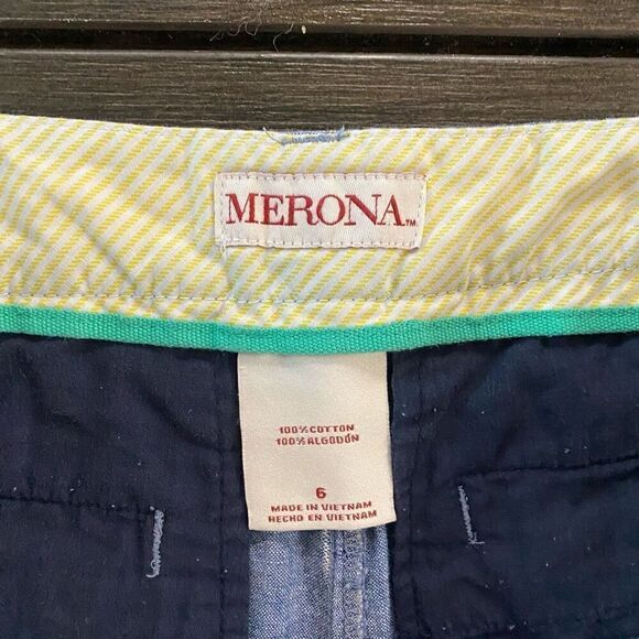 Merona size 6 100% cotton shorts - Picture 2 of 3
